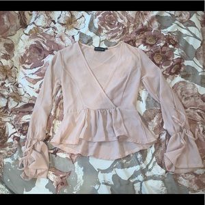Light pink blouse